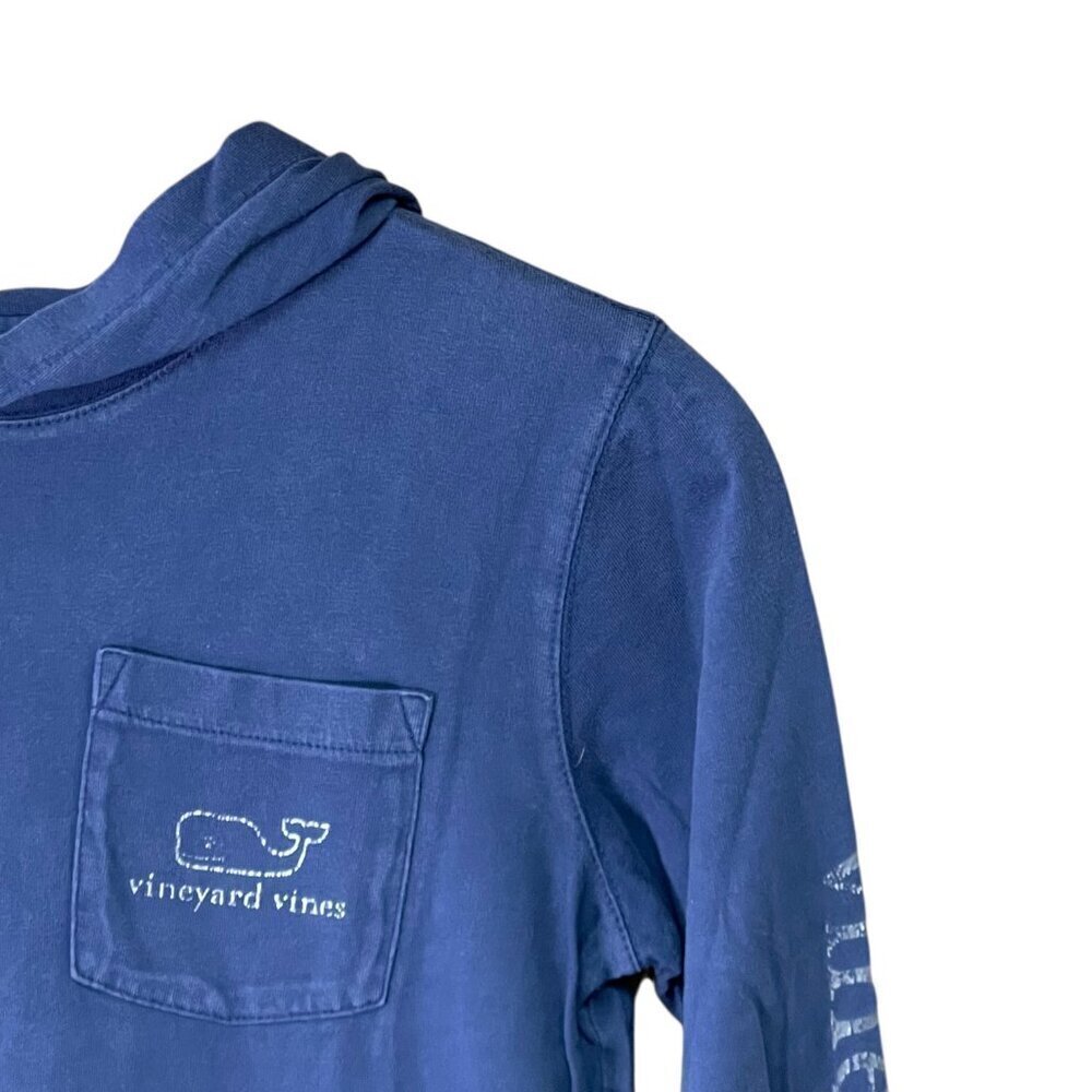 VINEYARD VINES GIRL'S WHALE HOODED TOP - Picture 7 of 10